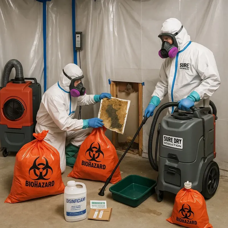Contaminated Water Handling Protocols process in Cobden, IL